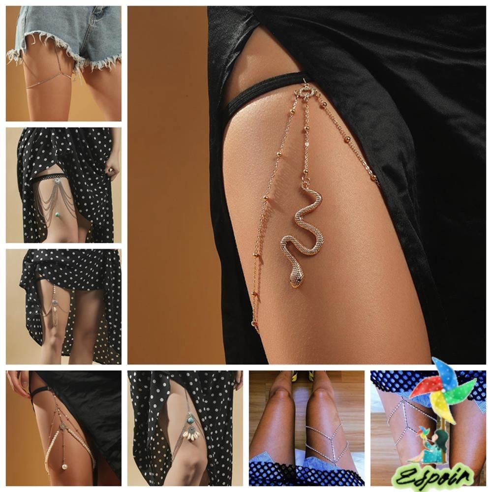 ESPO Dây Xích Đeo Chân Nhiều Lớp Co Giãn Thời Trang Quyến Rũ Thích Hợp Làm Quà Tặng Valentine