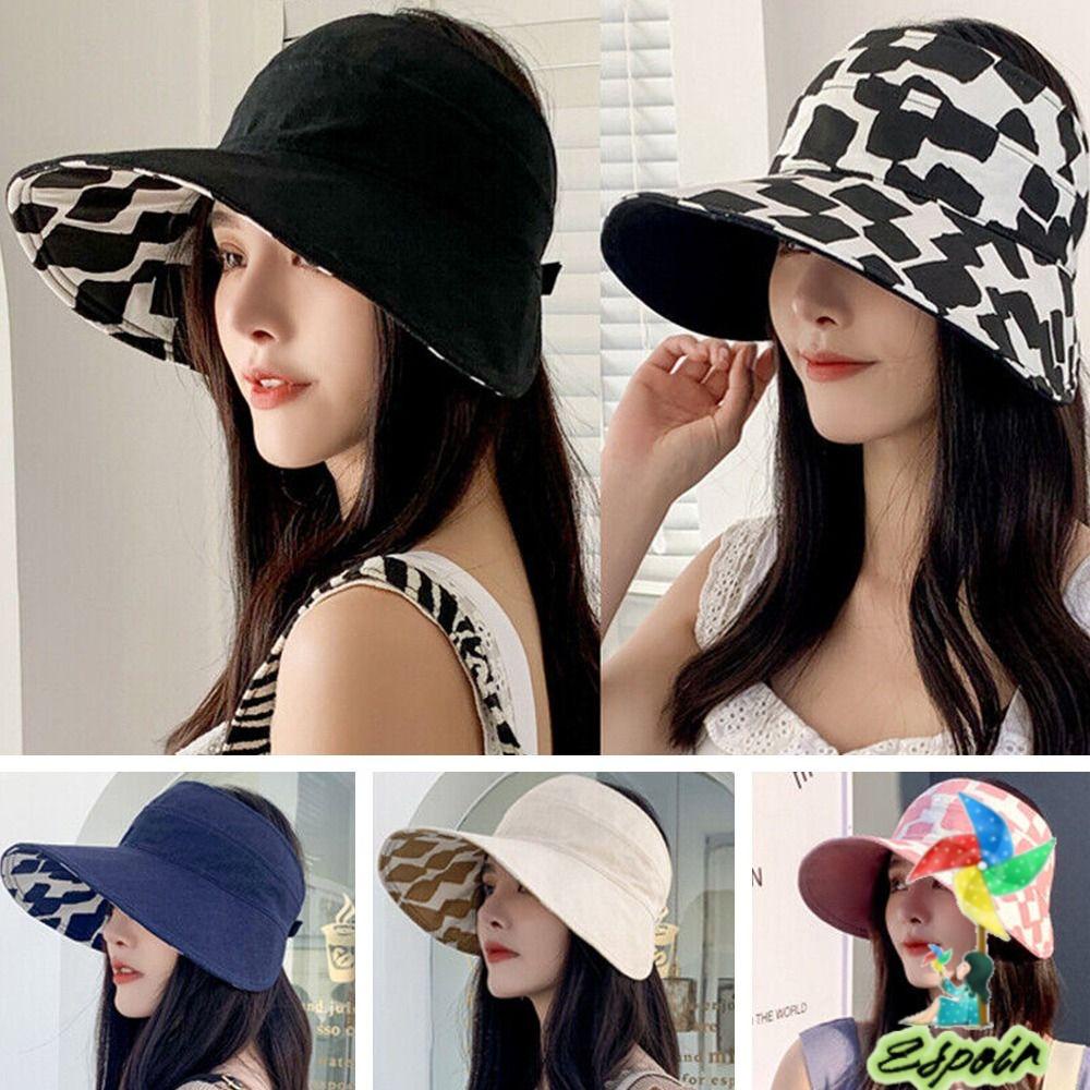 ESPO Mũ Rộng Vành Chống Tia UV Thời Trang Đi Biển Mùa Hè Cho Nữ