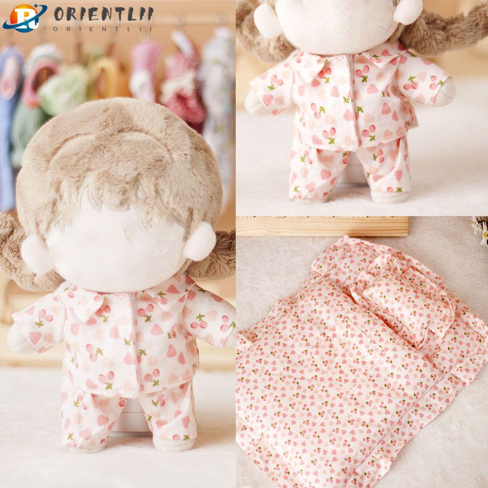 ORIENTLII 1 Bộ Quần Áo Cho Búp Bê 20cm Dễ Thương