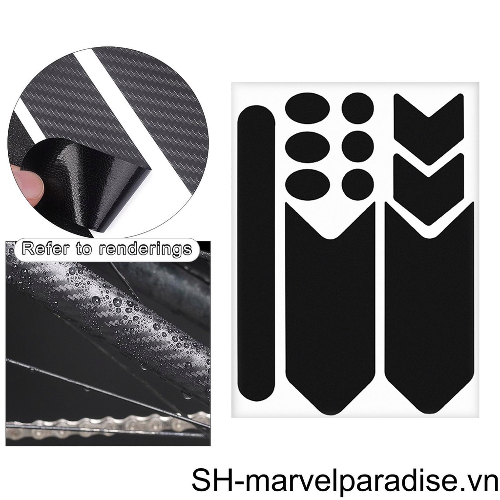 Vỏ Bọc Bảo Vệ Khung Xe Đạp Bằng Sợi Carbon