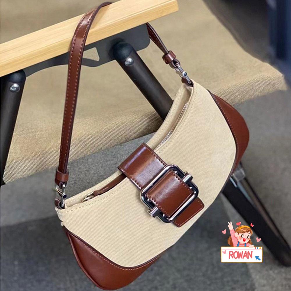 ROWANS Túi Xách Da PU Phong Cách Retro Thời Trang Cho Nữ