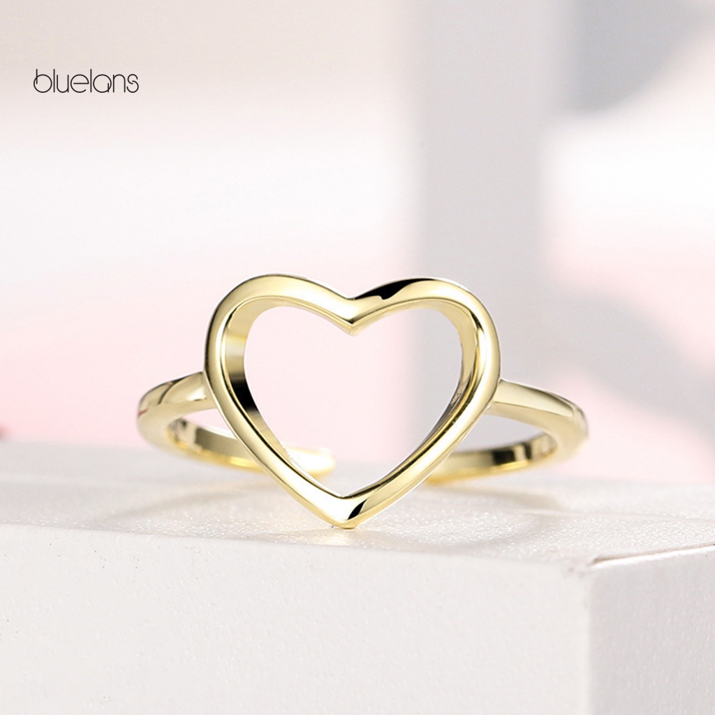 Nhẫn Hở Bằng Hợp Kim Thiết Kế Đục Lỗ Thời Trang Chống Mòn Cho Nữ