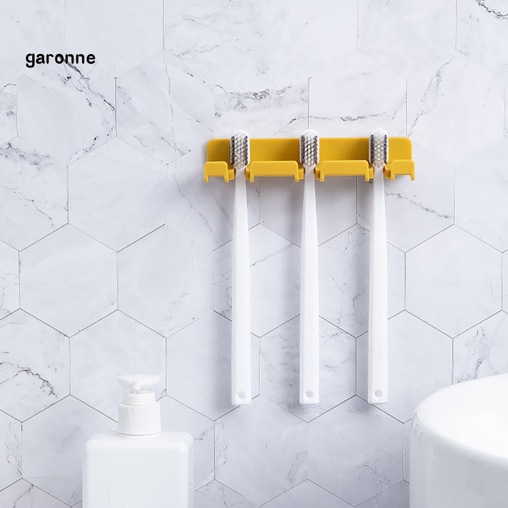 Móc Treo Bàn Chải Đánh Răng Gắn Tường Không Cần Khoan Đa Năng Tiện Dụng Cho Nhà Tắm