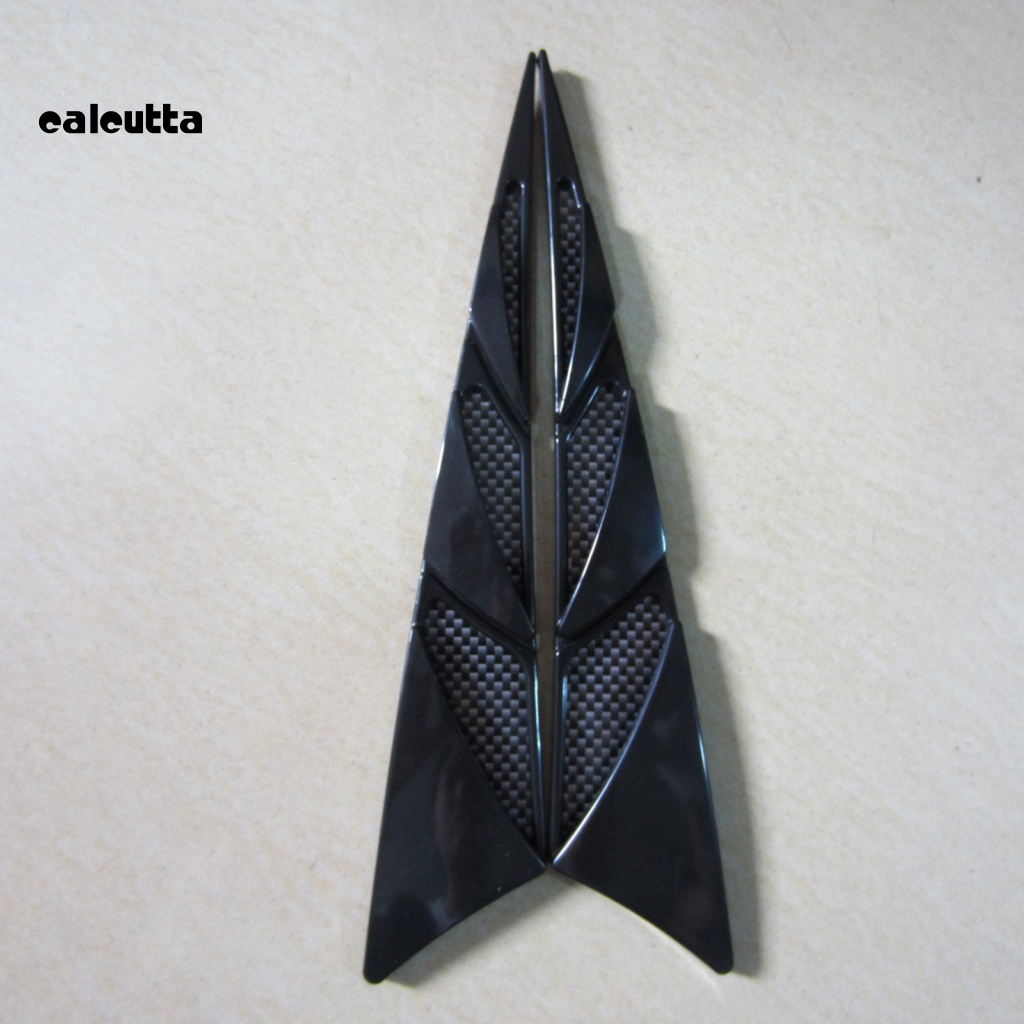 1 Cặp Miếng Dán Lỗ Thông Gió Tự Dính Bằng ABS Chống Mài Mòn Cho Xe Hơi