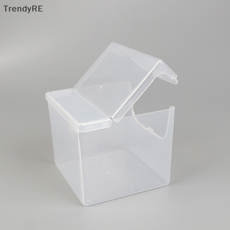 Hộp Đựng Bưu Thiếp Dán Bàn Trong Suốt Sức Chứa Lớn Họa Tiết Ngôi Sao Nắp Lật Hợp Thời Trang RE