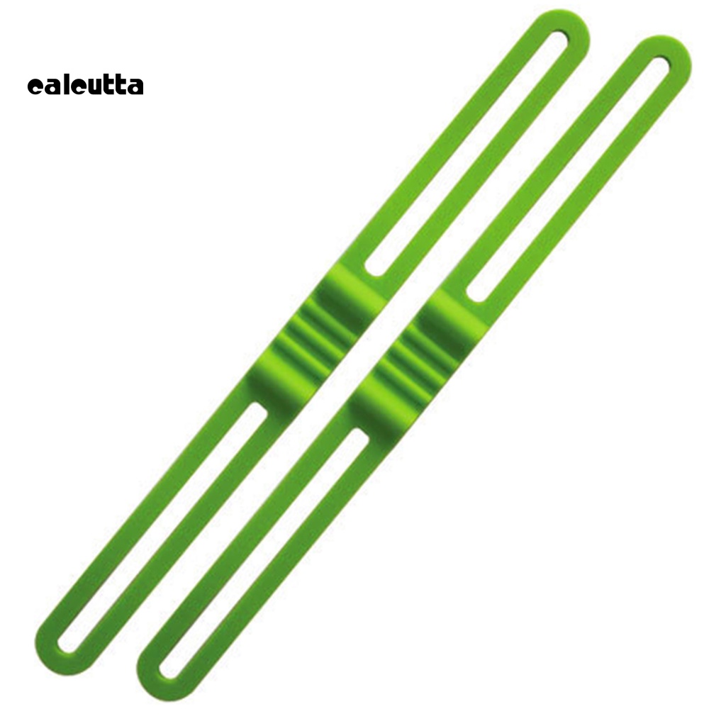 Bộ 2 Dây Silicone Giữ Đèn Pin Gắn Tay Lái Xe Đạp Chống Trượt Tiện Dụng