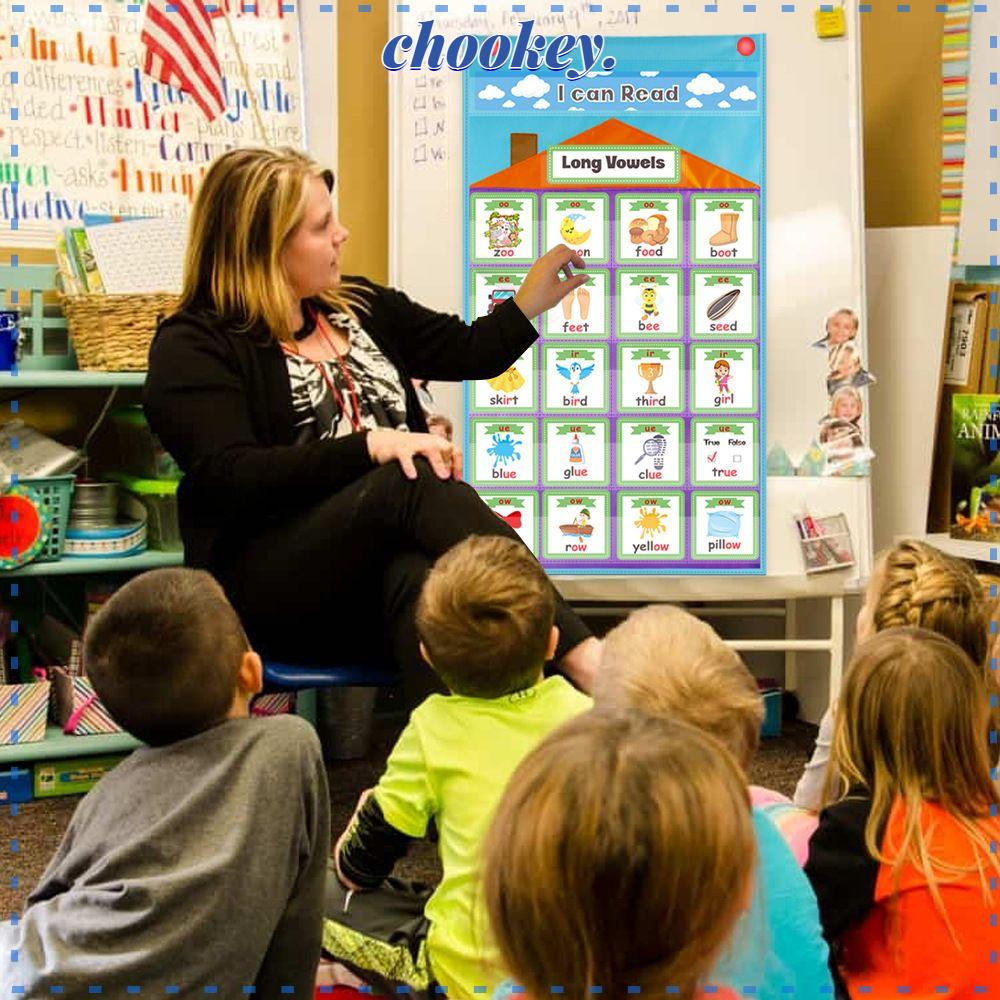 CHOOKEY Bộ Dụng Cụ Dạy Học Treo Tường Cho Bé Mẫu Giáo