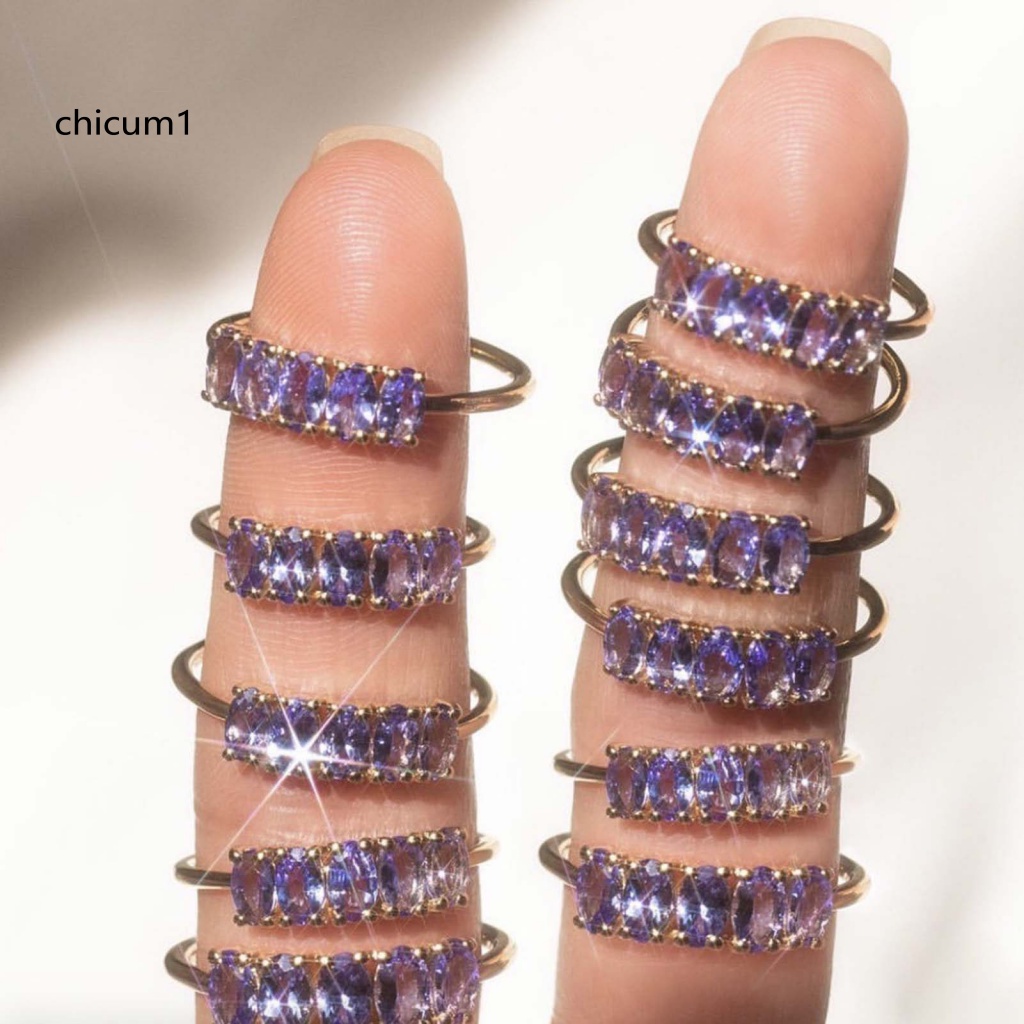 Set 3 Nhẫn Hợp Kim Bắt Mắt Sáng Tạo Thời Trang Cho Nữ