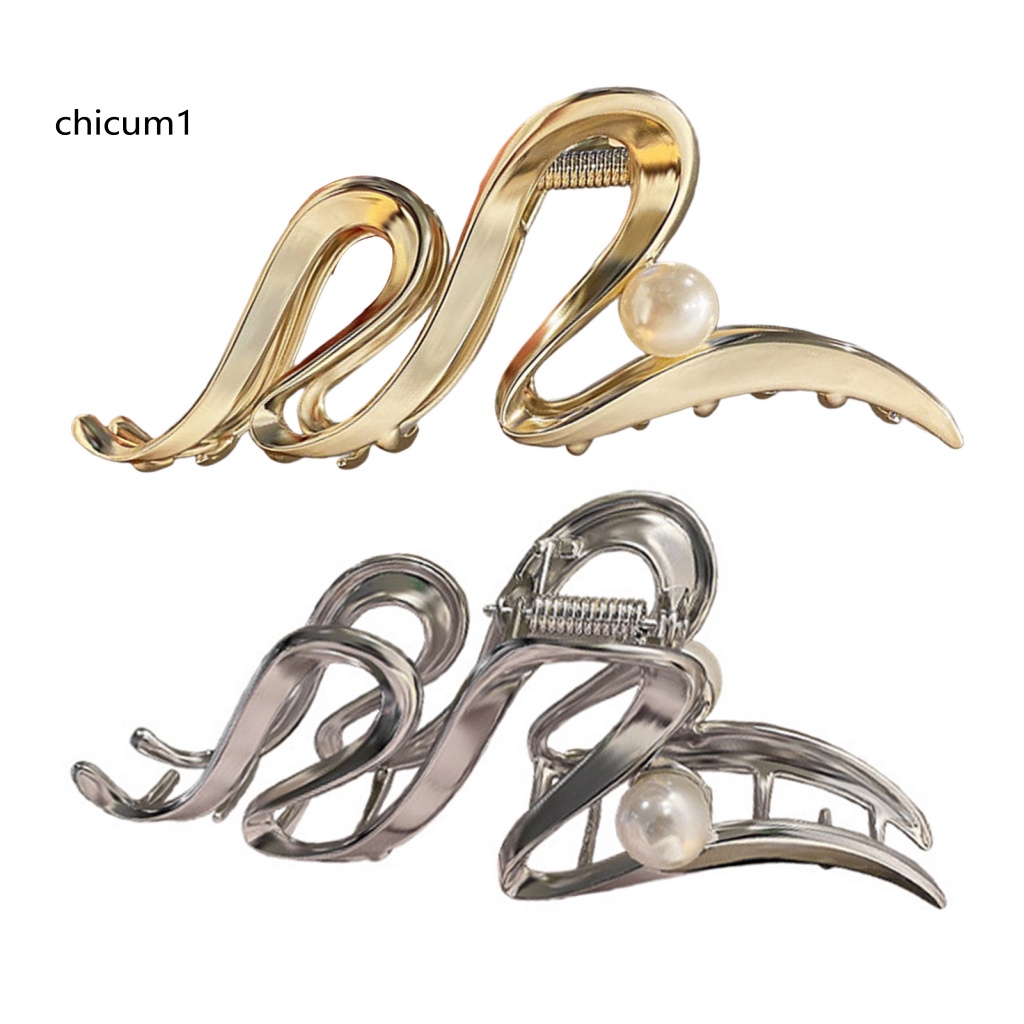 Kẹp Tóc Đính Ngọc Trai Giả Tinh Tế Cho Nữ