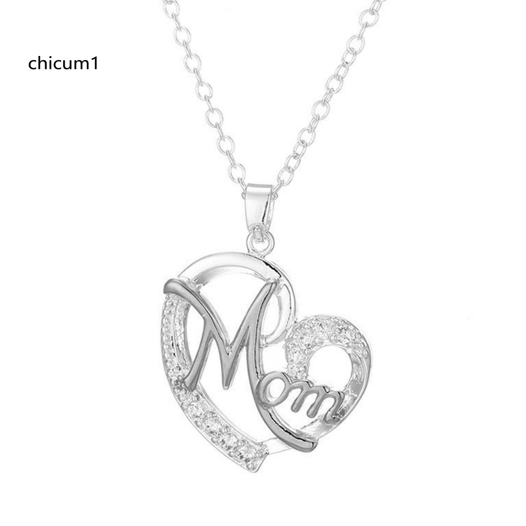 Vòng cổ Hợp Kim Mặt Trái Tim Đính Đá Sang Trọng