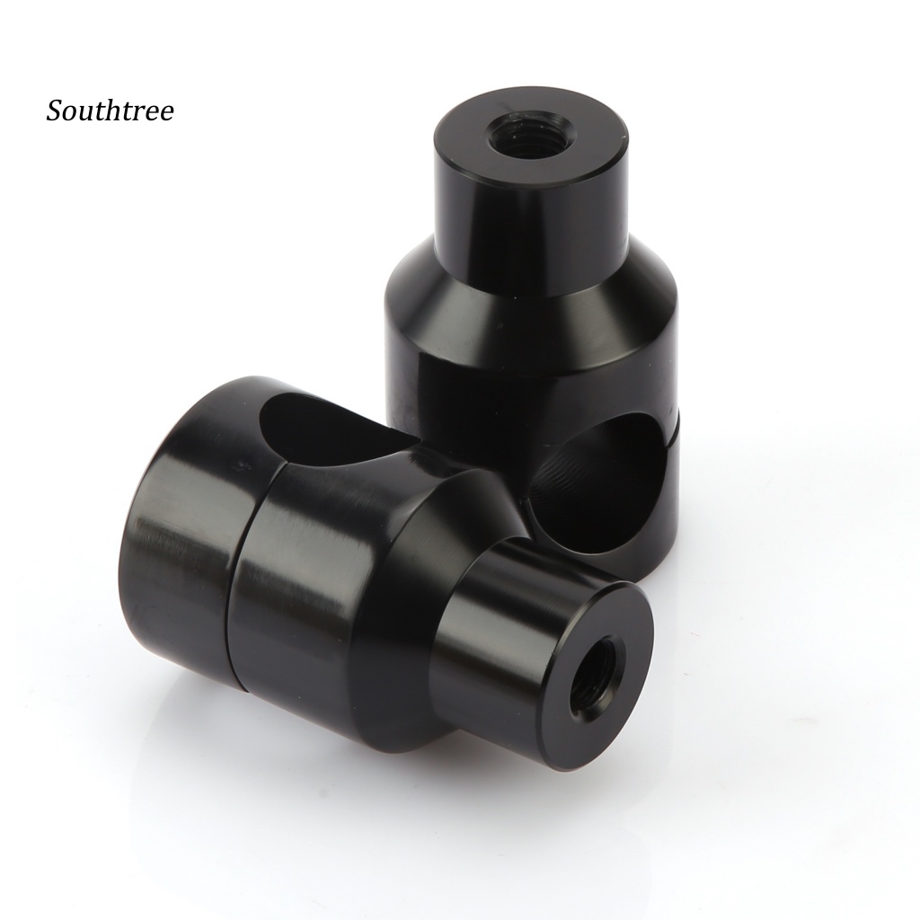 Bộ 2 Kẹp Cố Định Tay Lái Xe Máy Màu Đen Chống Oxy Hóa Kích Thước Nhỏ Gọn 25mm