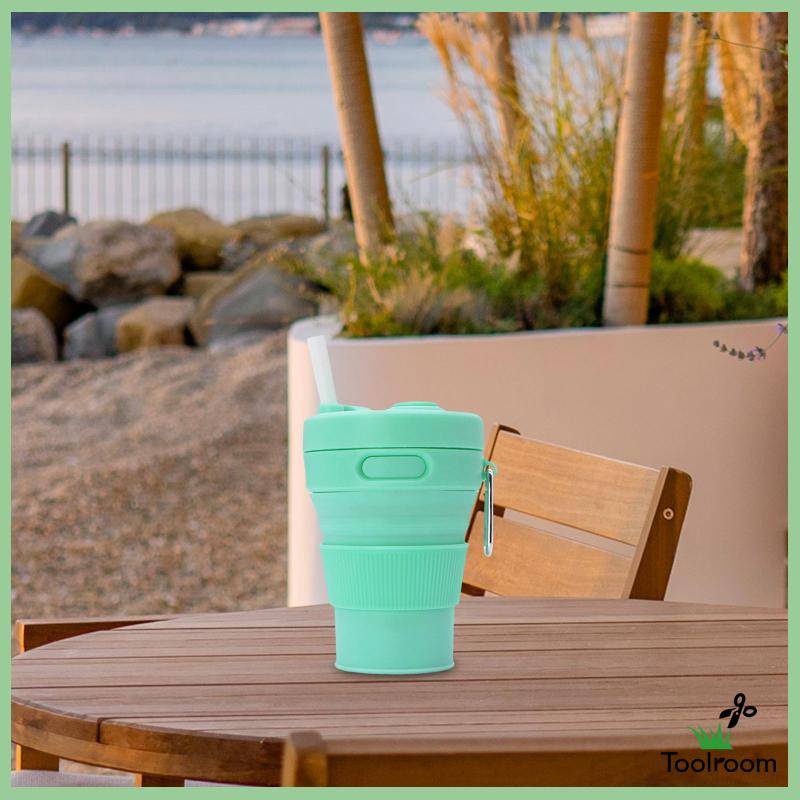Cốc Uống Nước Nhỏ Bằng Silicone Có Thể Gấp Gọn Tiện Dụng