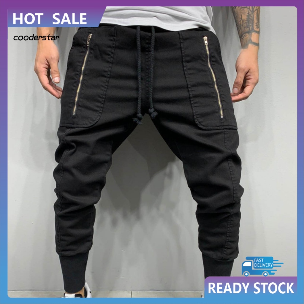 Quần Dài Thể Thao Rút Dây Màu Trơn Thời Trang Cho Nam