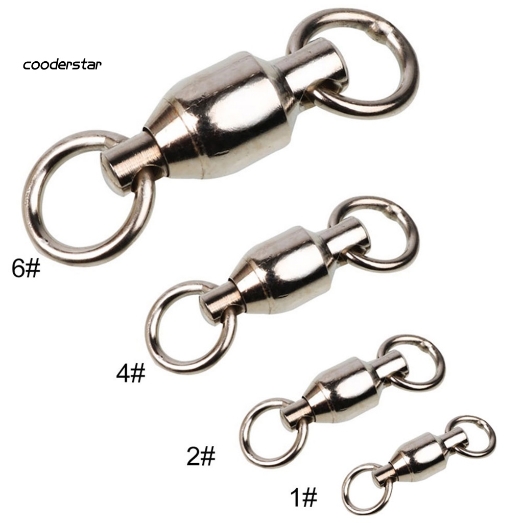 Set 30 Móc Nối Xoay Câu Cá Bằng Thép Không Gỉ Đơn Giản