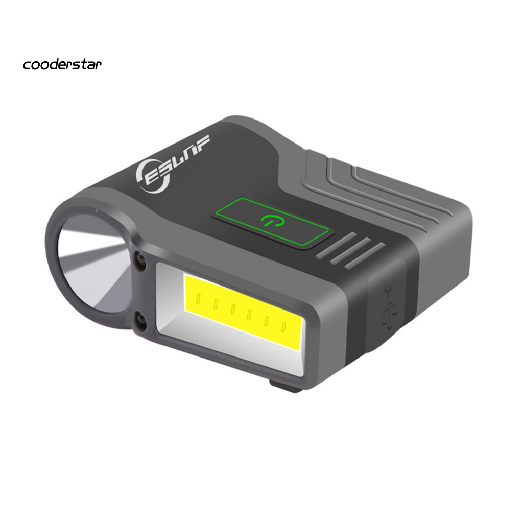 Đèn Kẹp Mũ Câu Cá Bằng Nhựa Gọn Nhẹ Chống Nước