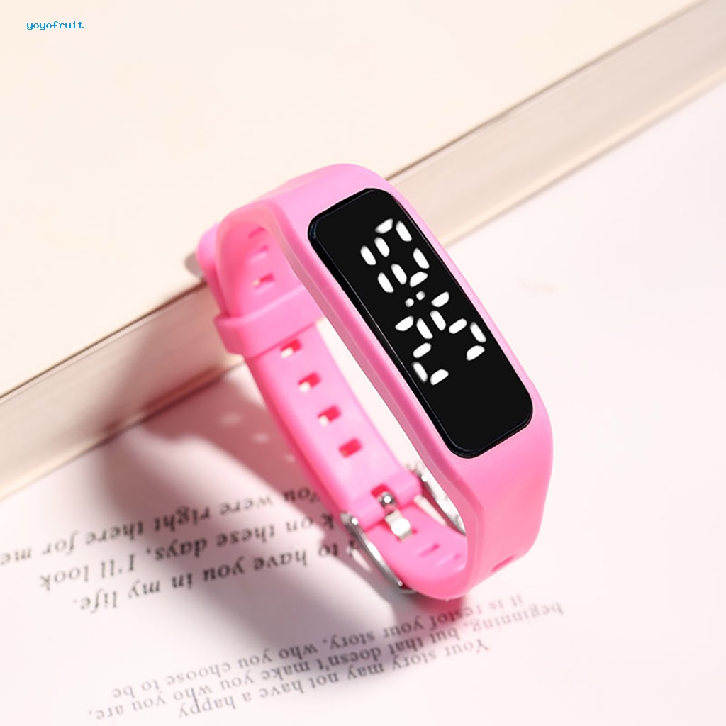 Đồng Hồ Đeo Tay Màn Hình LED Nhiều Màu Dễ Thương Cho Bé