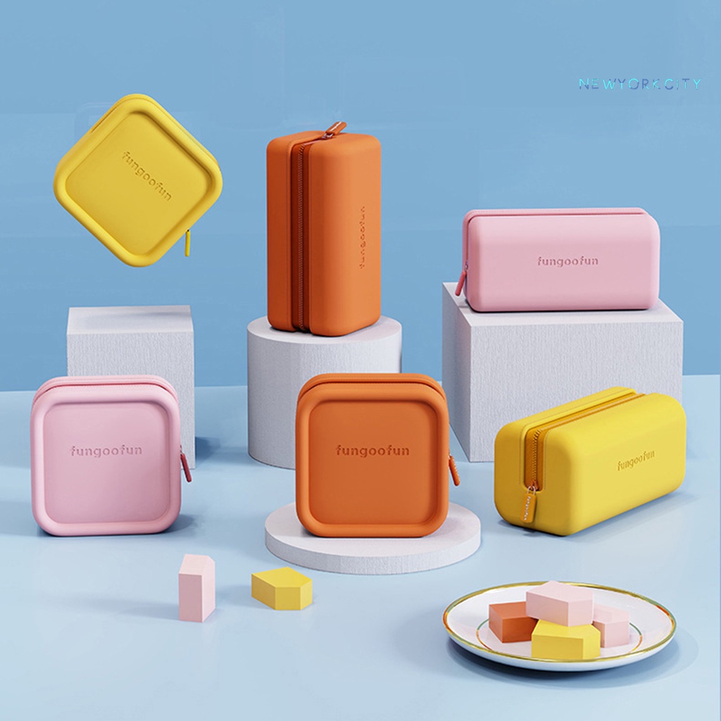 Túi Đựng Đồ Trang Điểm NY-Makeup Sức Chứa Lớn Chống Thấm Nước Có Khóa Kéo Tiện Lợi