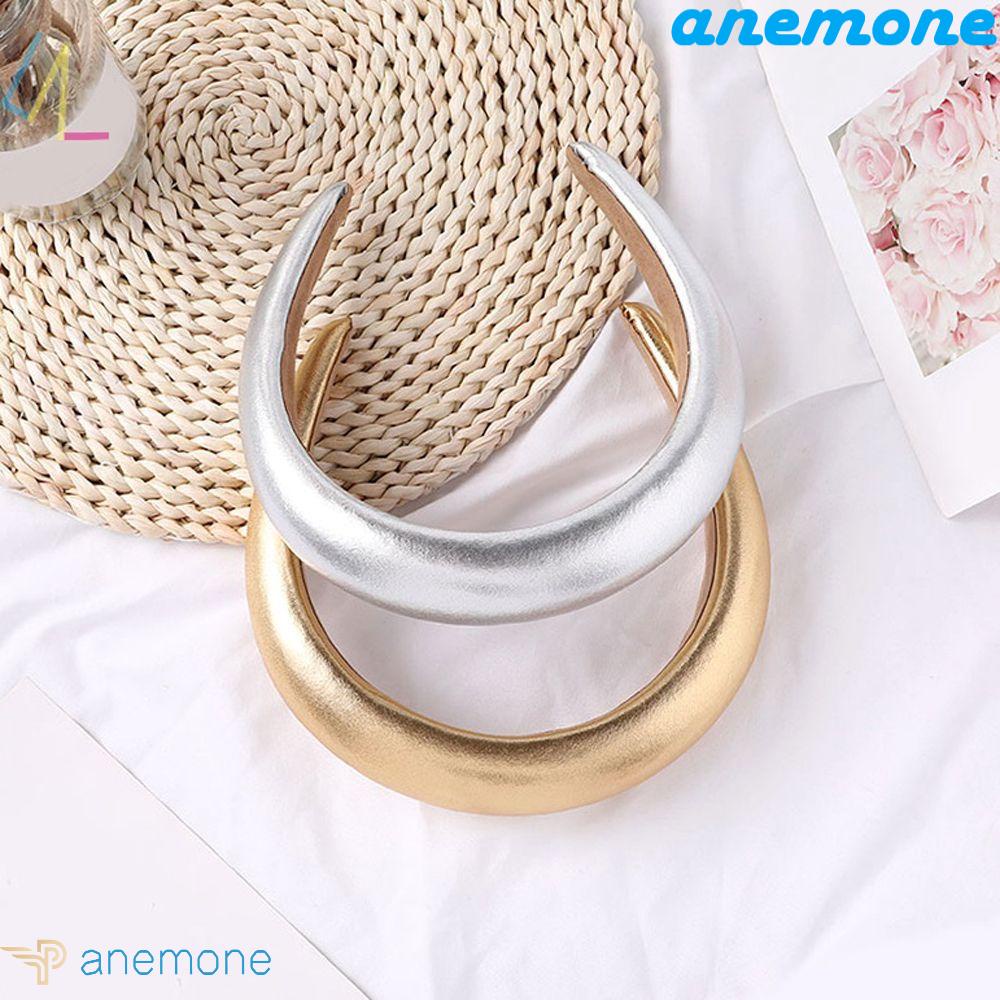 Băng Đô Cài Tóc Bằng Xốp Co Giãn Màu Sắc Ngọt Ngào Phong Cách Vintage Cho Nữ