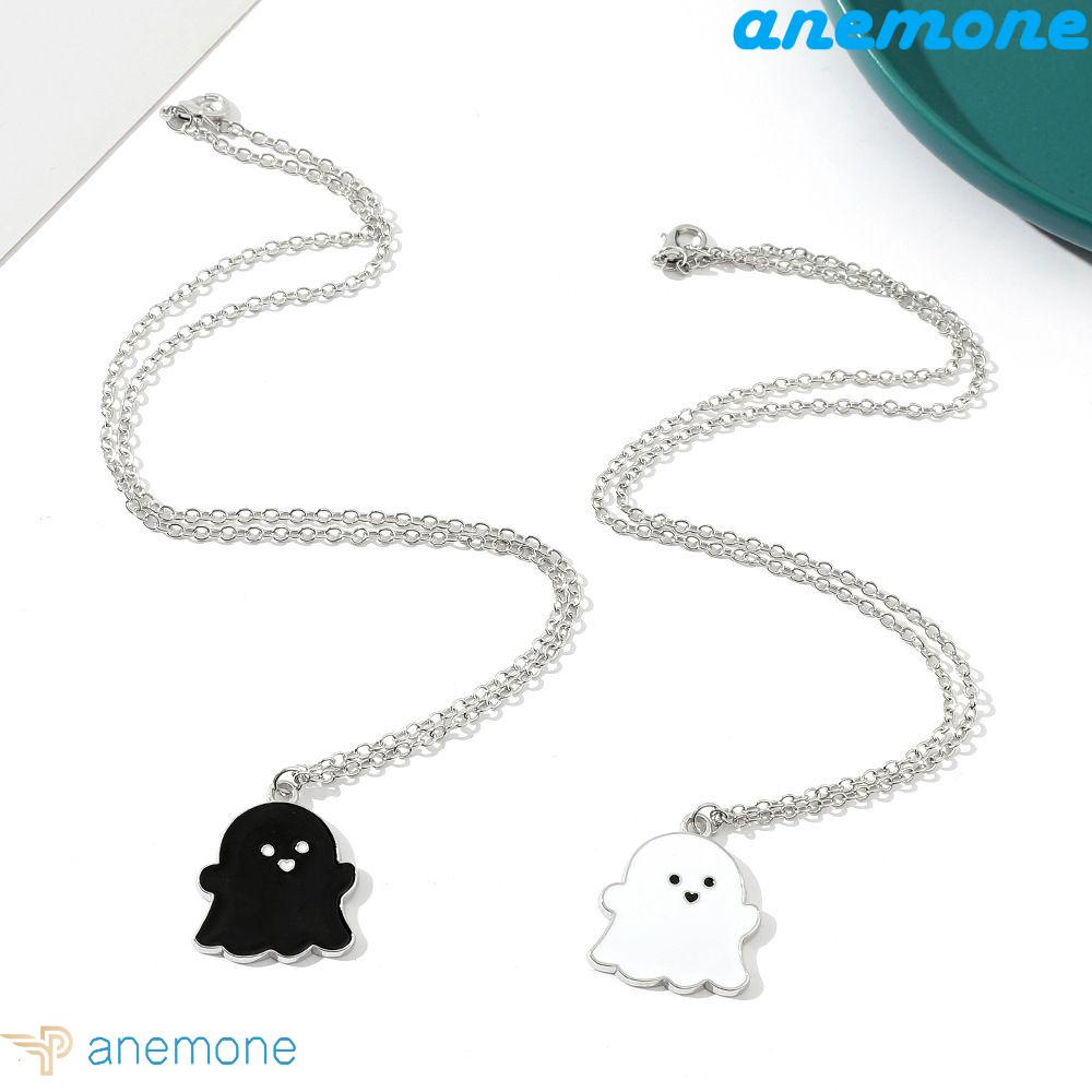 ANEMONE Vòng cổ Mặt Hình Ma Hoạt Hình Độc Đáo Cho Cặp Đôi