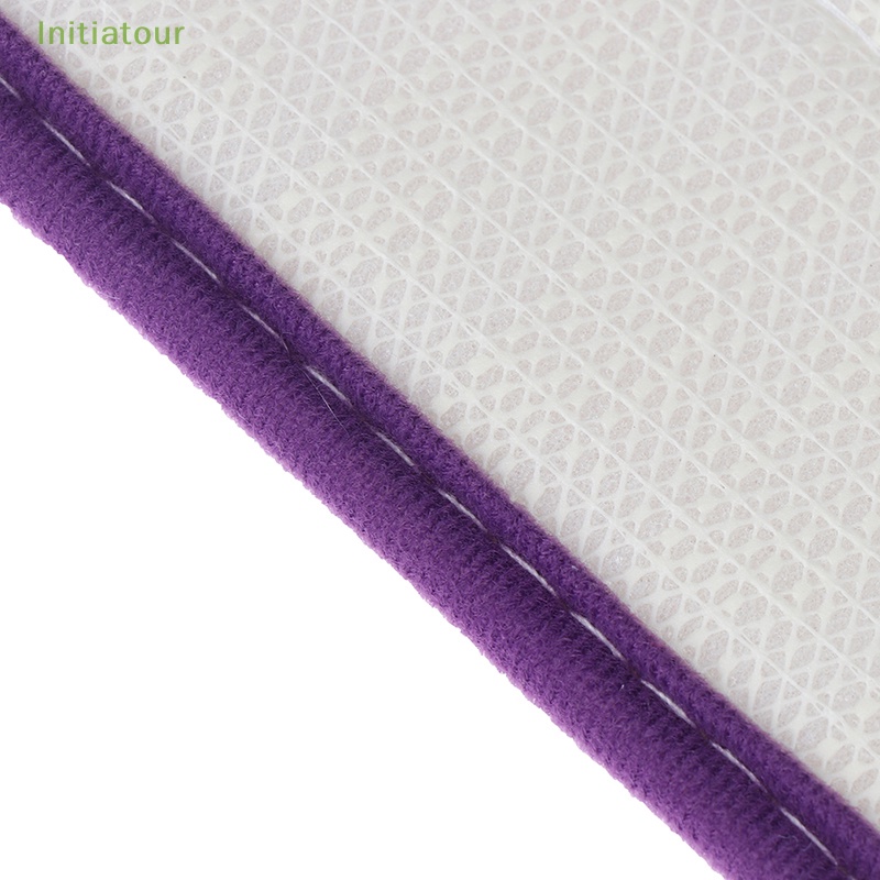 [InitiatourV] Thảm Xốp Lót Sàn Nhà Tắm / Toilet Hình Chữ U Bằng Lông Cừu San Hô Trang Trí Nhà Cửa