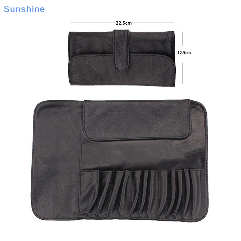 Túi Đựng Cọ Trang Điểm 12 / 14 / 18 Lỗ Tiện Dụng Khi Đi Du Lịch