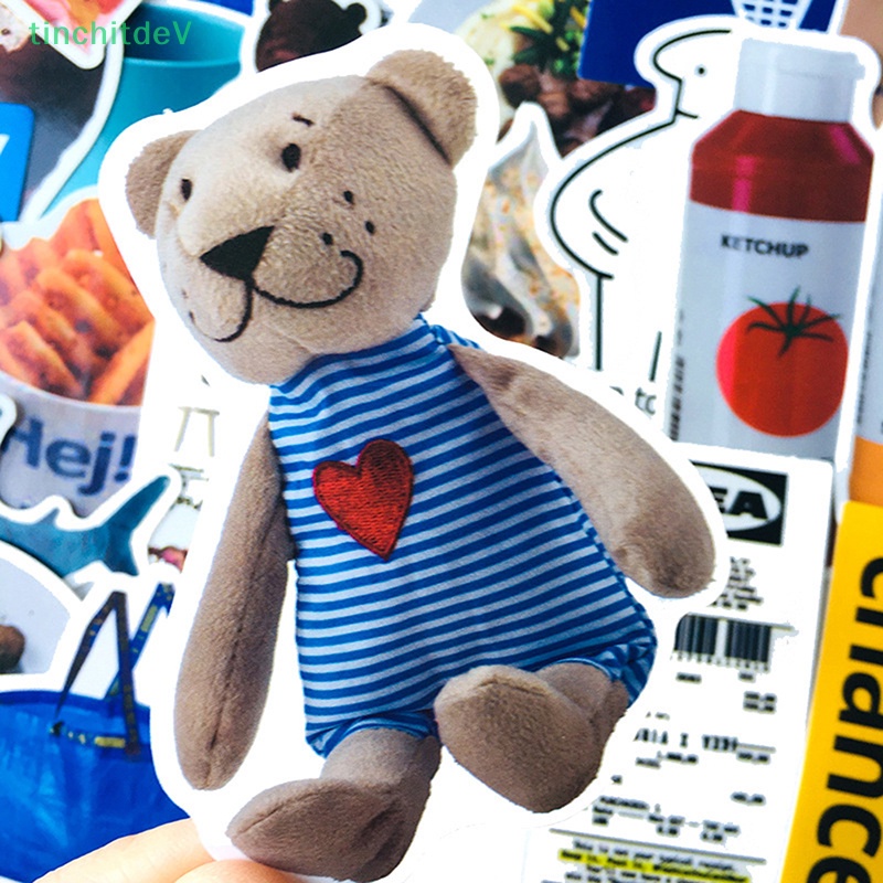 [TinchitdeV] Set 40 Miếng Dán Trang Trí Laptop Hành Lý Xe Hơi Vui Nhộn