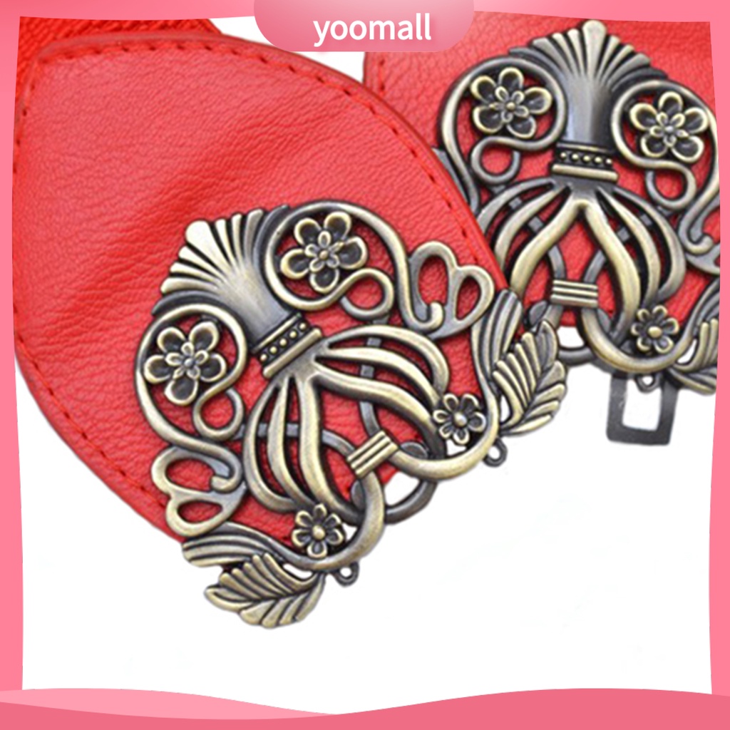 Thắt Lưng Giả Da Với Khoá Kim Loại Thời Trang Cho Nữ