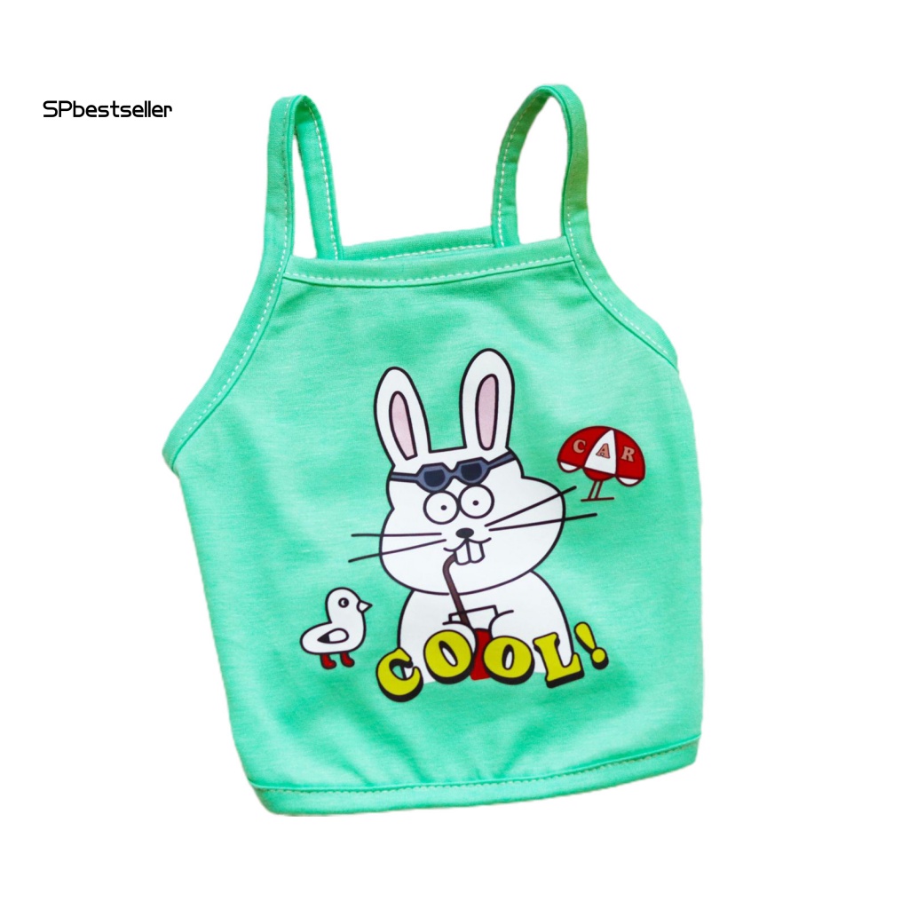 Áo Thun Họa Tiết Hoạt Hình Thời Trang Mùa Hè Xinh Xắn Cho Thú Cưng