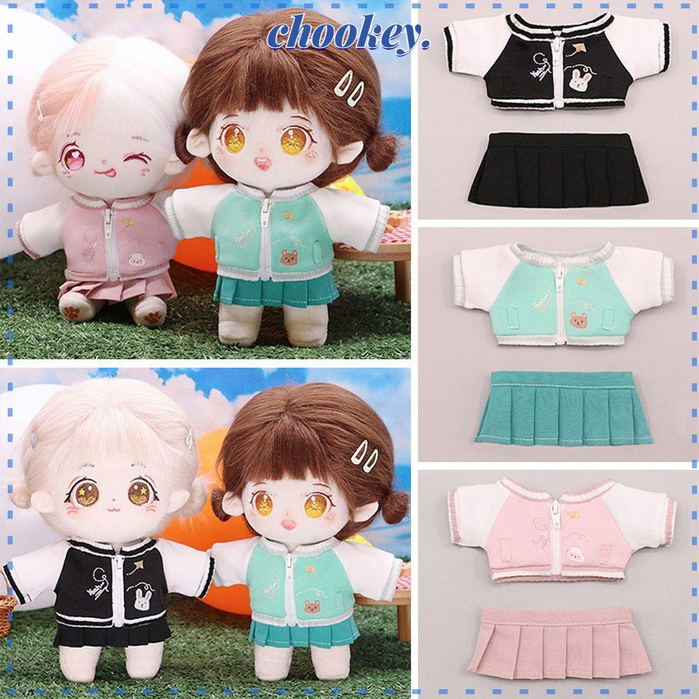 CHOOKEY Bộ Trang Phục Cotton Dành Cho Búp Bê 20cm