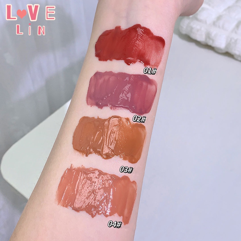 [Lovelin] Son Thạch Pha Lê Trong Suốt Gấu Gege Làm Mới Và Dưỡng Ẩm Môi Màu Vàng Tự Nhiên Không Phai Màu