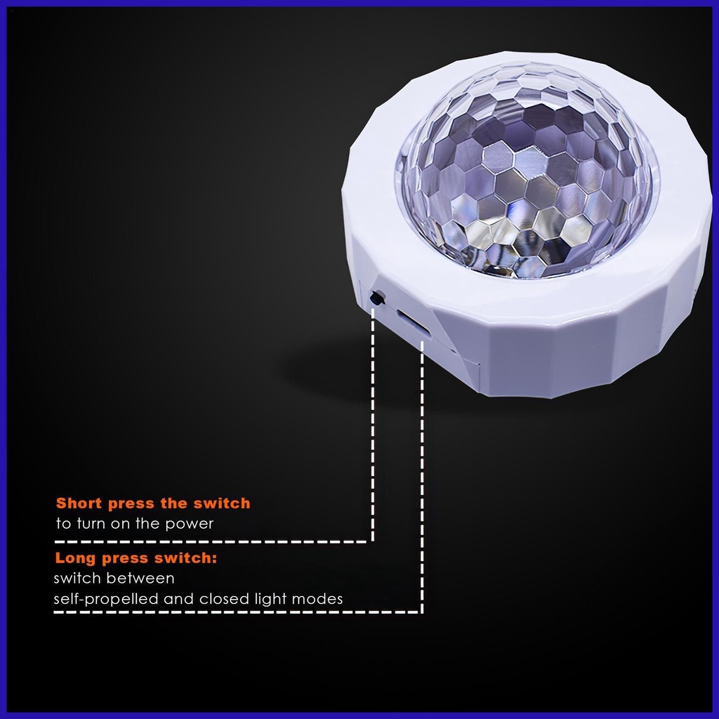 Đèn USB Mini Thông Minh Ánh Sáng Ban Đêm Trang Trí Nội Thất Xe Hơi