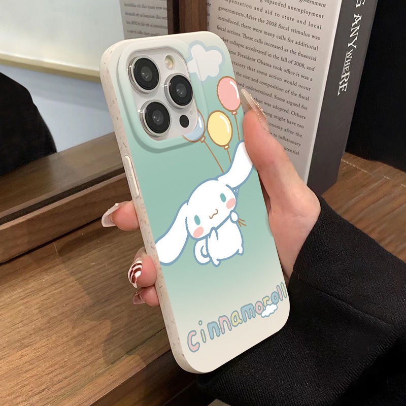 Ốp Điện Thoại Mềm Chống Sốc Màu Gradient Họa Tiết Chú Chó Cinnamon Cho Iphone 811 12 max 13714pro 7VDQ