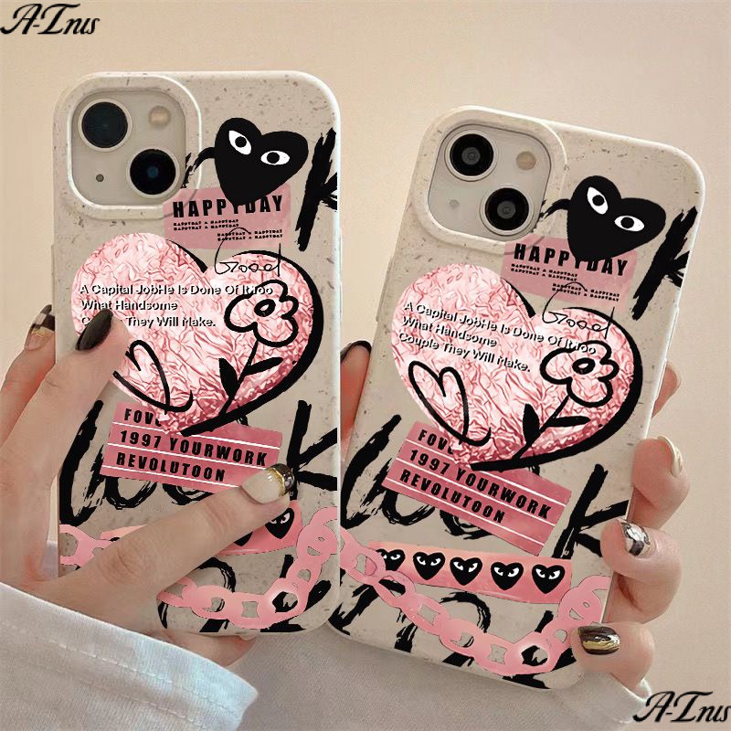 Ốp Điện Thoại Mềm Chống Sốc Màu Hồng Đơn Giản Cho Iphone 8p 7max Style 13iPhone1214pro Love 11 2UZB