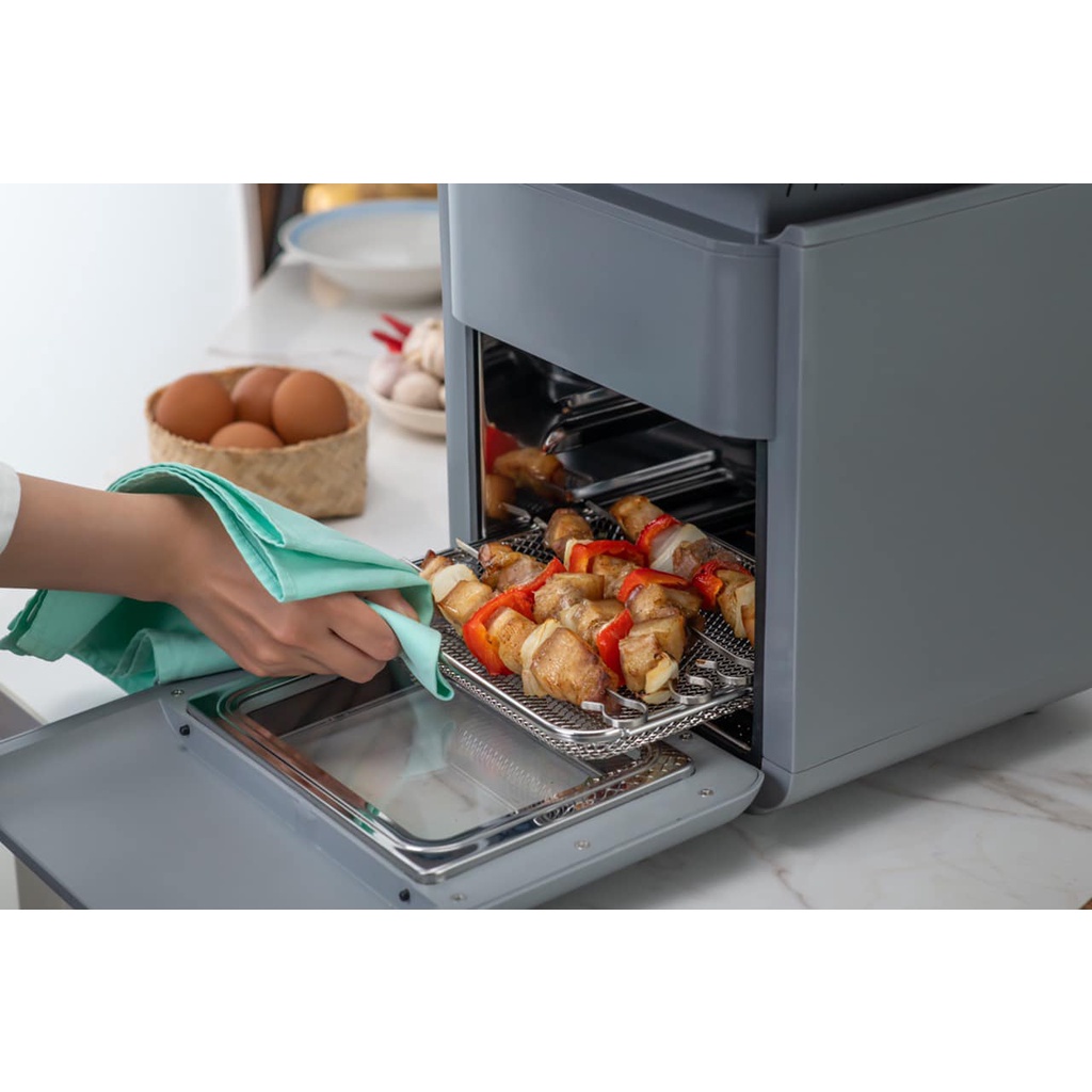 Nồi Chiên Không Dầu ELEGANT, Máy Nướng Gà, Dung Tích 6L, Công Suất 1400W, Dễ Vệ Sinh, Nhập Đức, BH 12 Tháng, bepduc_99