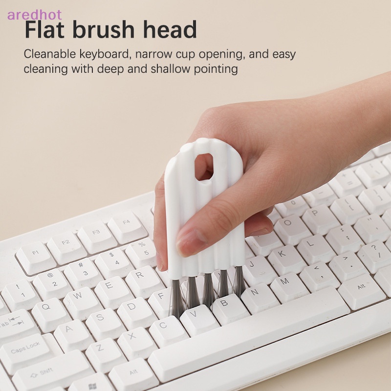 Bàn Chải Vệ Sinh Nắp Cốc Có Tay Cầm Cong Tiện Dụng Cho Gia Đình Mới