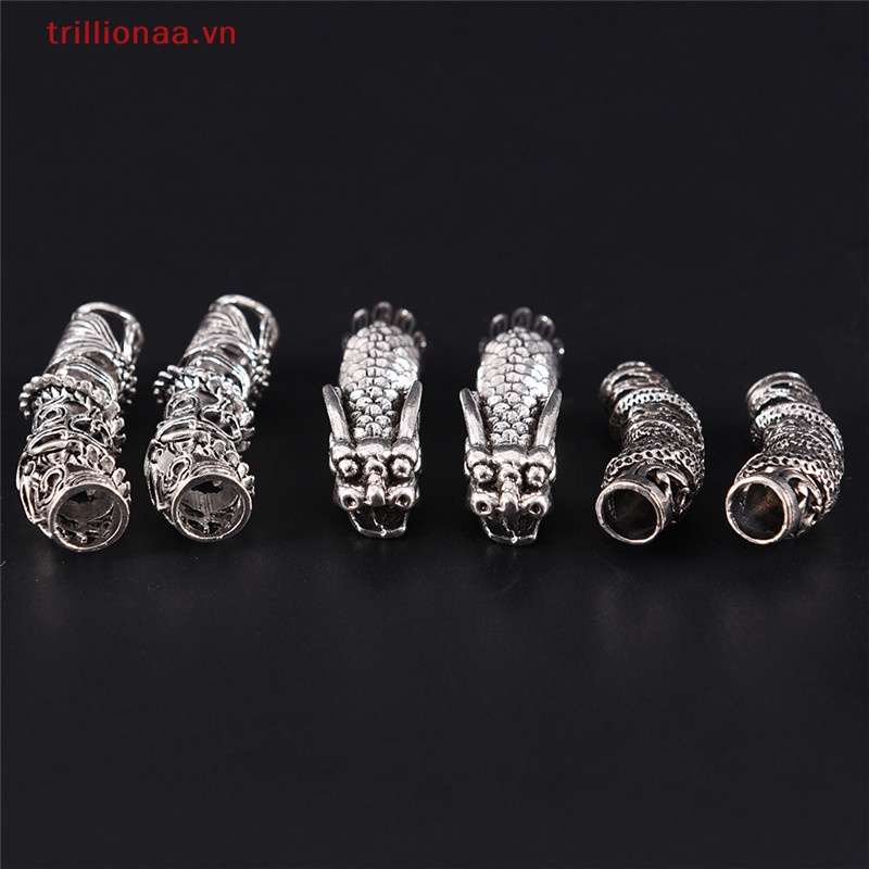 Hạt Xỏ Hình Rồng Phong Cách Vintage Dùng Làm Trang Sức DIY