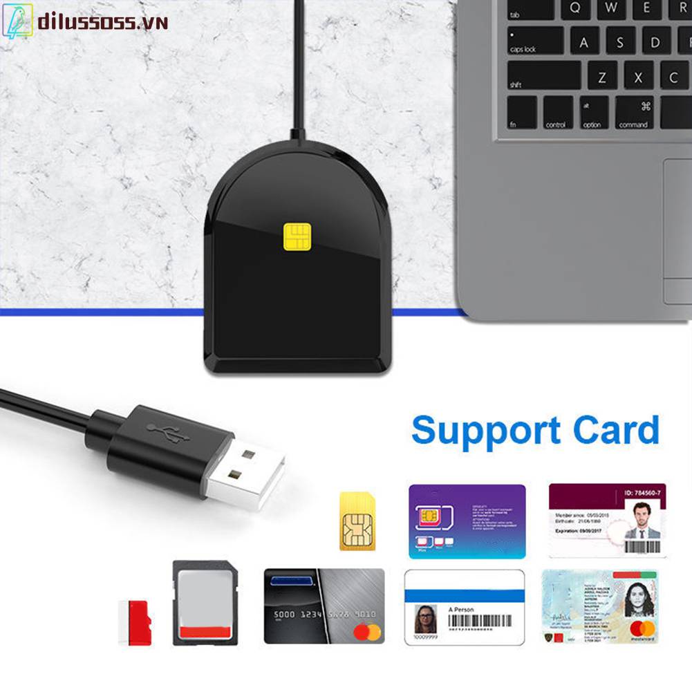 Đầu Đọc Thẻ Nhớ SD TF USB2.0 DOD Coc USB Dành Cho Văn Phòng