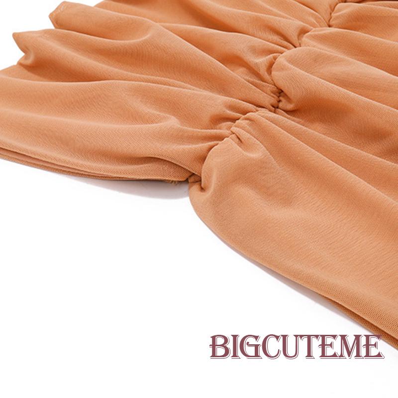 [] - Áo Ống Màu Trơn Không Tay Hở Vai Thời Trang Mùa Hè Cho Nữ