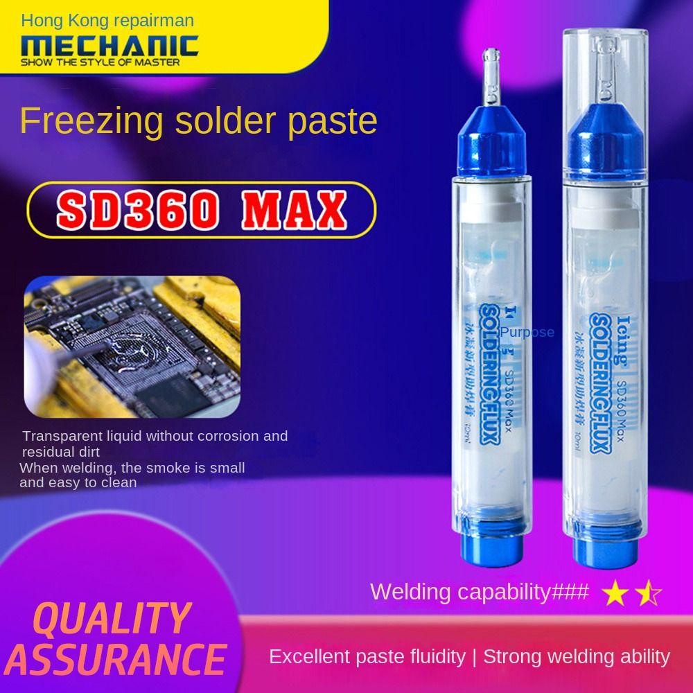 Keo Hàn Trong Suốt SD360 Max PCB SMD BGA SMT 10cc Chuyên Dụng