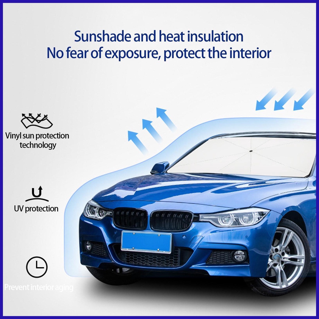 Vỏ Bọc Kính Chắn Gió Xe Hơi Cách Nhiệt Tiện Dụng