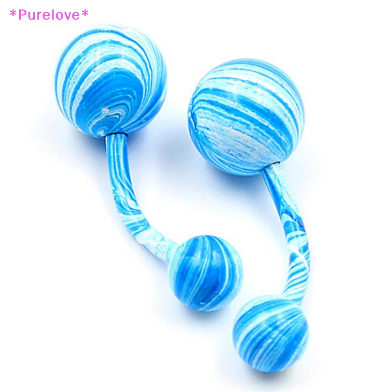 Set 10 Khuyên Rốn Bằng Thép Không Gỉ Cá Tính Thời Trang Mới