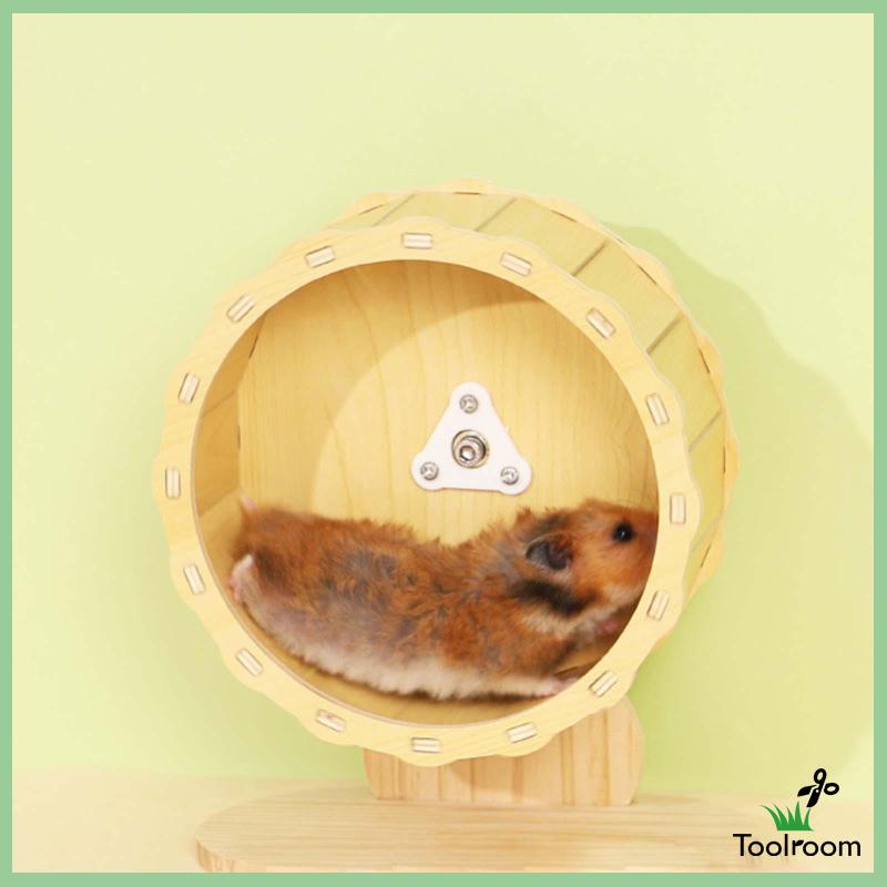 Bánh Xe Gỗ Tập Thể Dục Cho Chuột Hamster