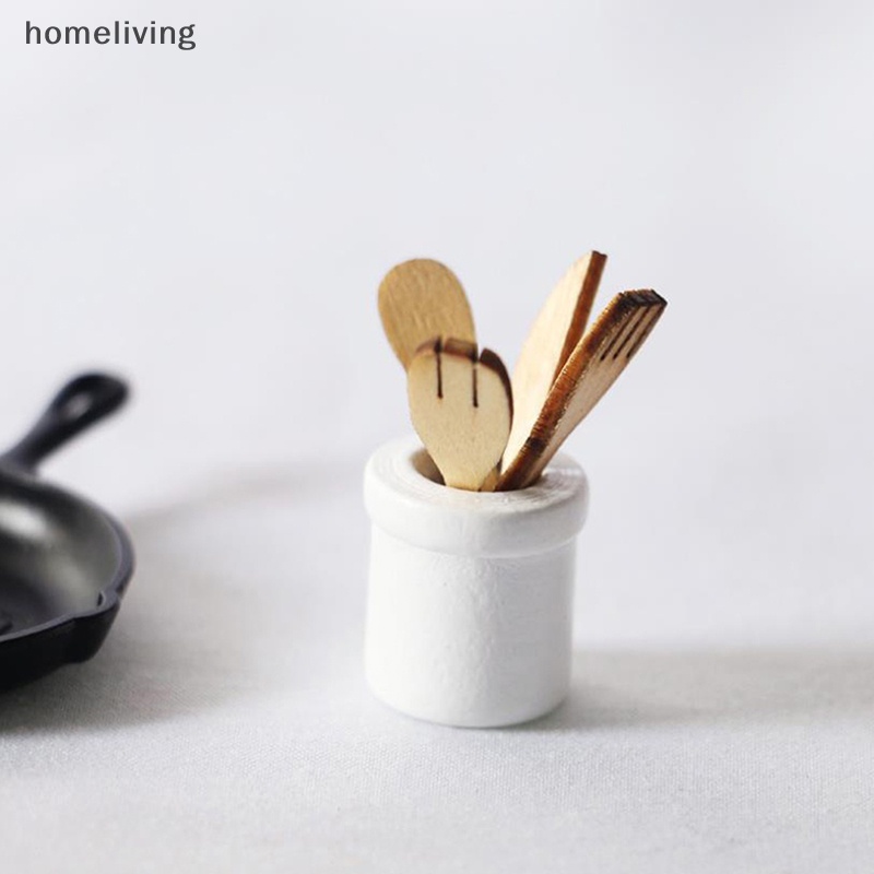 Bộ Dụng Cụ Nhà Bếp Mini Tỉ Lệ 1: 12 Trang Trí Nhà Búp Bê