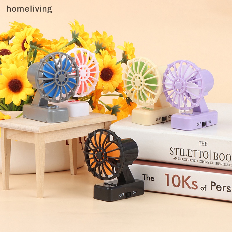 Quạt Điện Mini Để Bàn Trang Trí Nhà Búp Bê Tỉ Lệ 1: 12 1: 6
