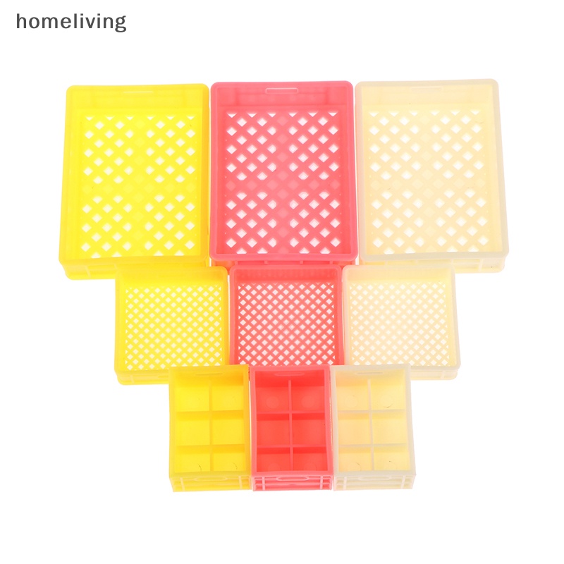 Bộ 3 Giỏ Đan Tay Bằng Nhựa Dùng Đựng Rau Củ Quả Trang Trí Nhà Búp Bê