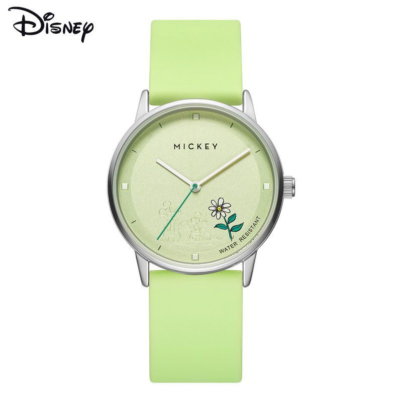 Đồng Hồ Đeo Tay Disney Thiết Kế Đơn Giản Thời Trang Cho Nữ Sinh Trung Học