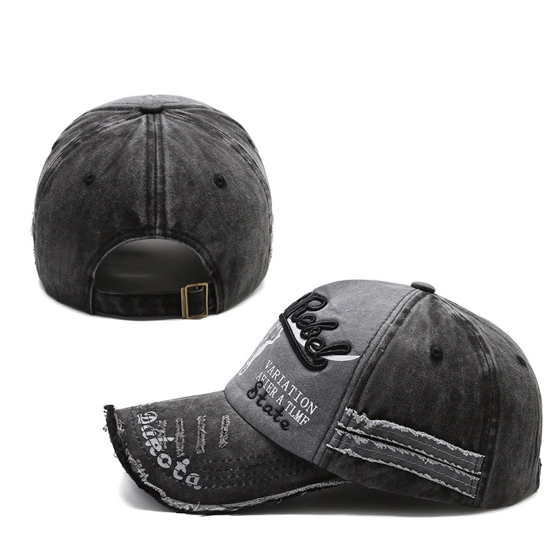 Mũ Lưỡi Trai Thêu Chữ Phong Cách Retro Cá Tính