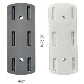 Wall-Mount Self Adhesive Power Strip Holder Fixator Socket Cable Fixer Rack