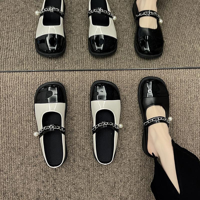 HHH  Giày nữ Giày búp bê giày lolita quai hậu lê Mary Jane 2023NEW Mùa hè Thời Trang