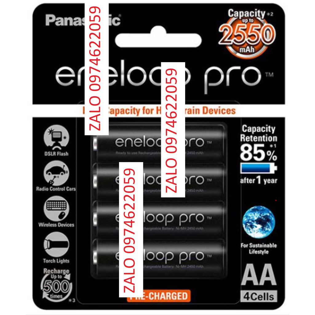 Pin sạc AA / AAA Eneloop pro dung lượng cao